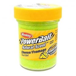 Паста форелевая Berkley Powerbait Natural Scent Glitter Trout Bait (50 г) Cheese Light Green