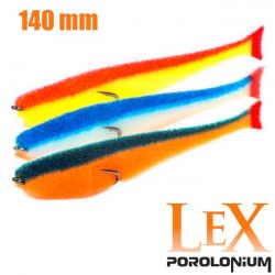 Рыбка поролоновая LeX Classic Fish CD 140мм, прижатый двойник